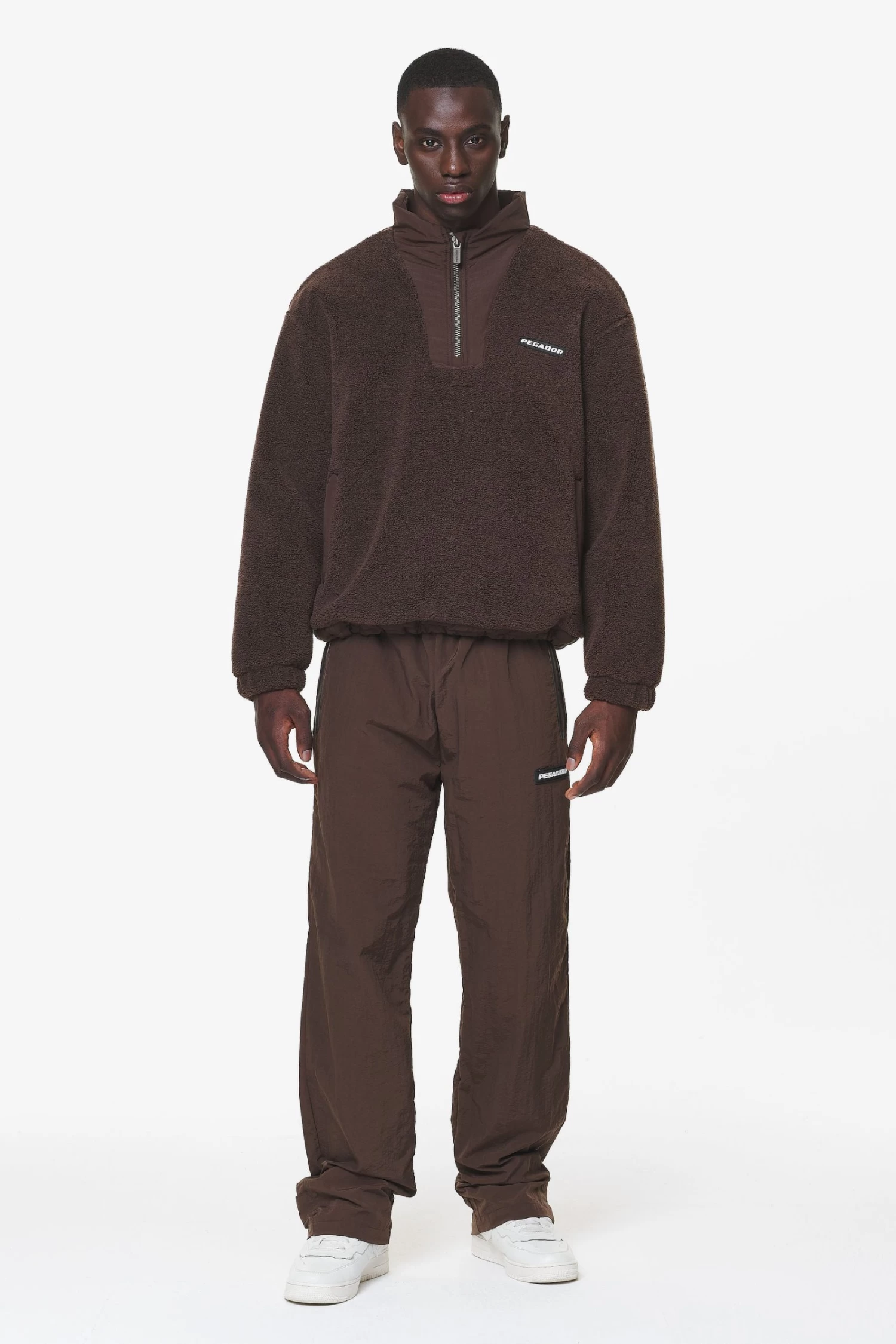 Fierro Teddy Halfzip Sweater Oak Brown 4 Fierro Teddy Halfzip Sweater Oak Brown - Image 2