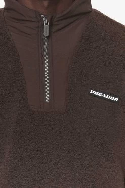 Fierro Teddy Halfzip Sweater Oak Brown 13 Fierro Teddy Halfzip Sweater Oak Brown -Pegador® PGDR DO NOT DISTURB E COMMERCE DAY 260506