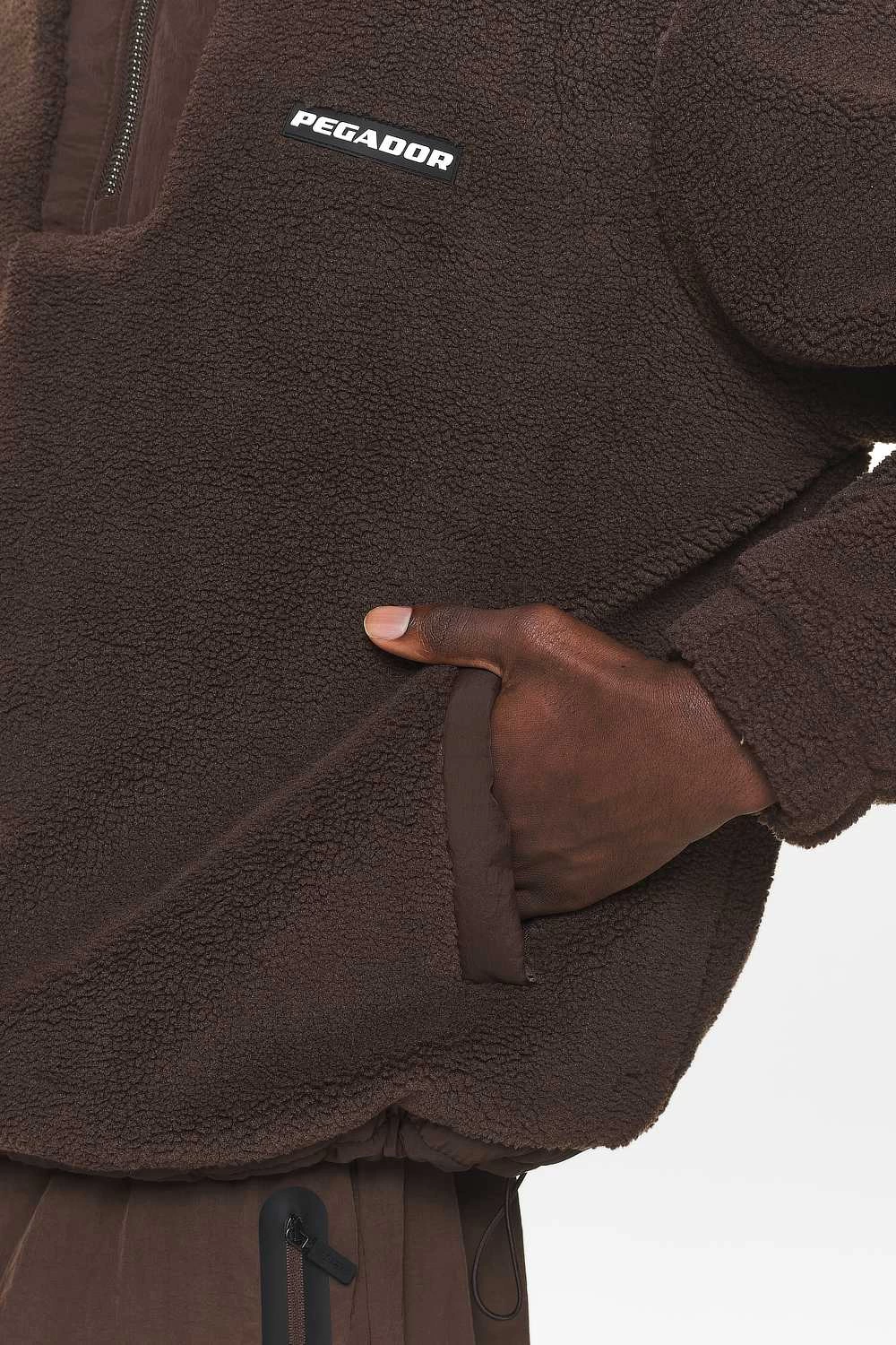 Fierro Teddy Halfzip Sweater Oak Brown 8 Fierro Teddy Halfzip Sweater Oak Brown - Image 6
