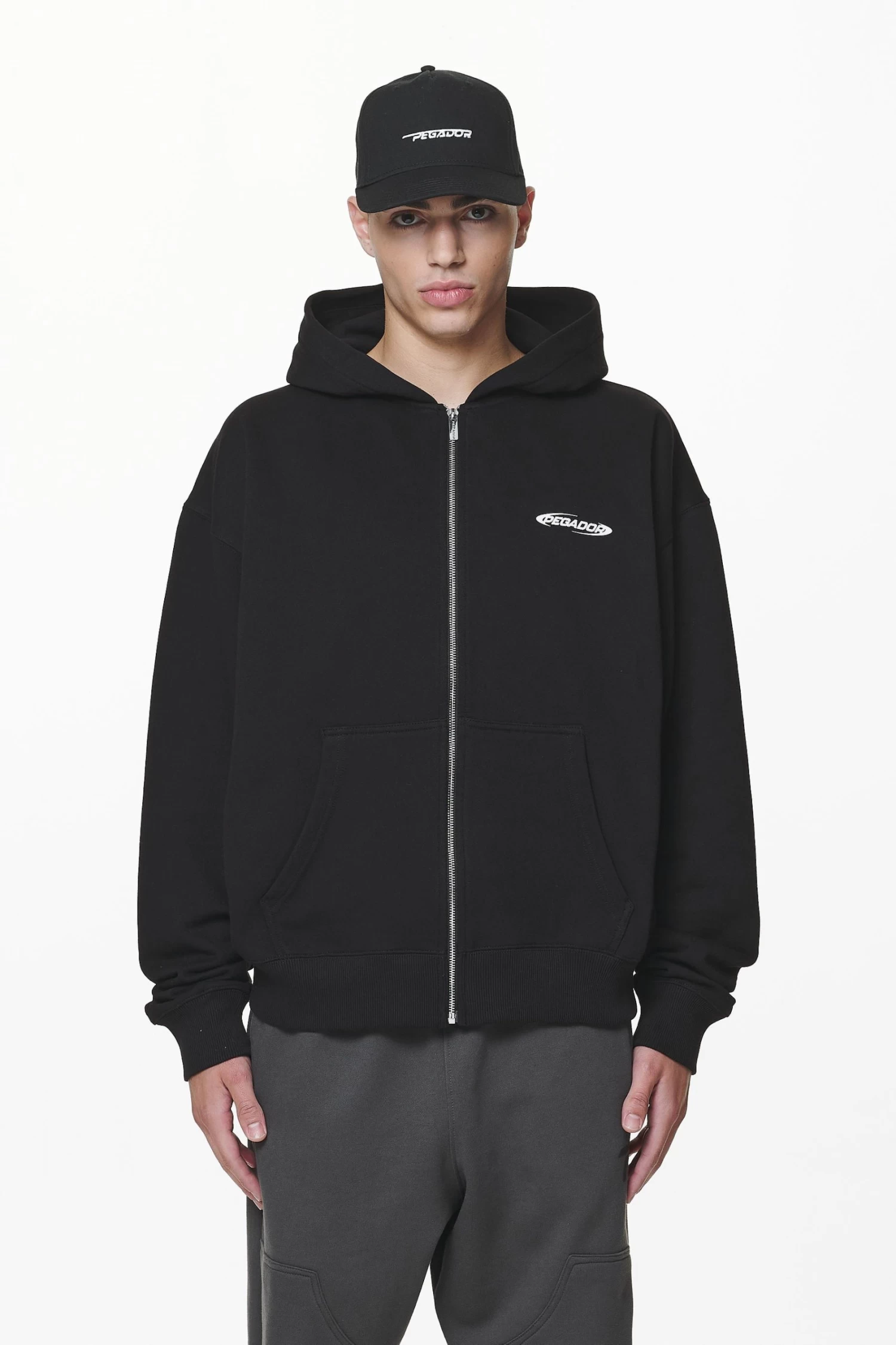 Crail Oversized Sweat Jacket Black 5 Crail Oversized Sweat Jacket Black - Image 3