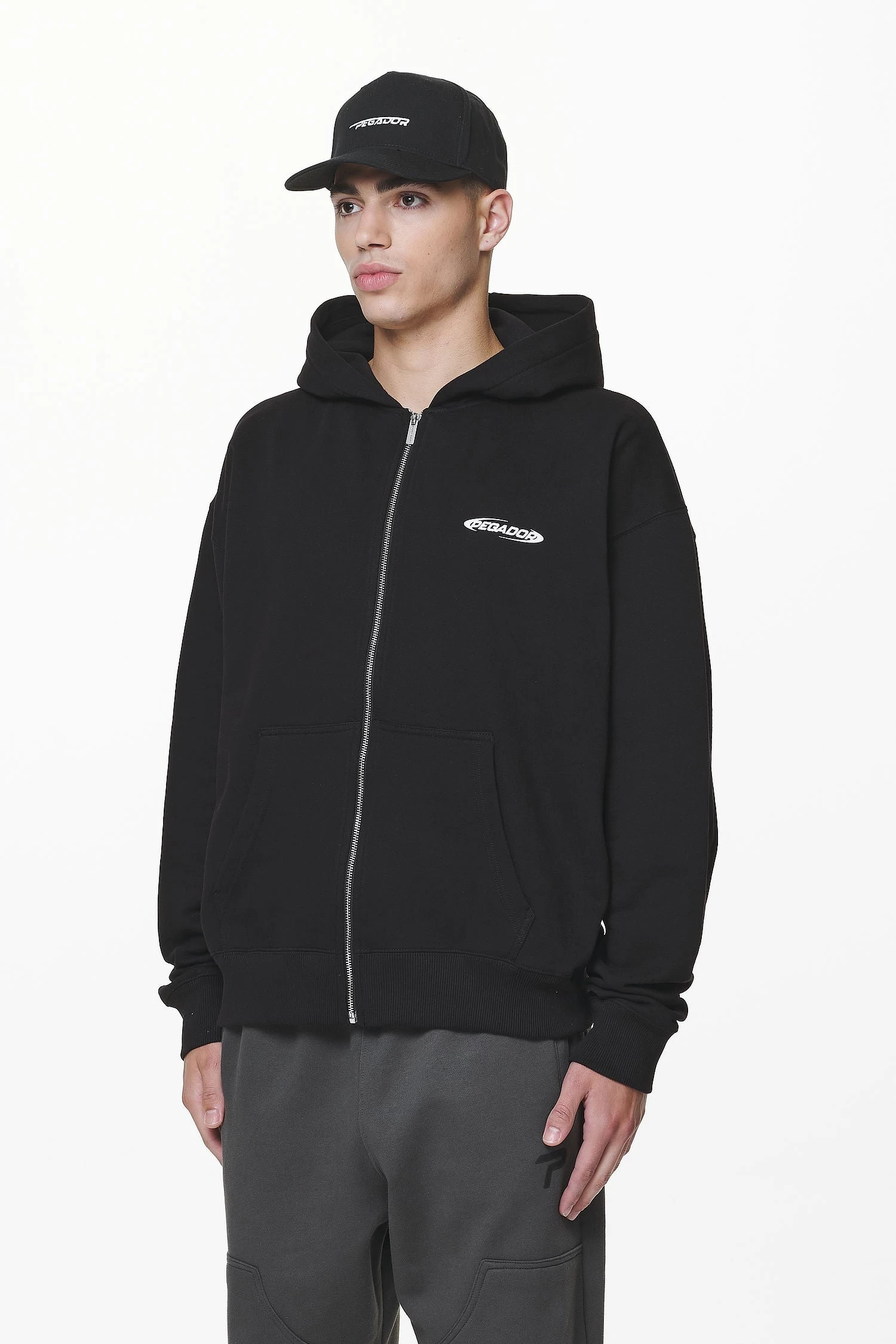 Crail Oversized Sweat Jacket Black 6 Crail Oversized Sweat Jacket Black - Image 4