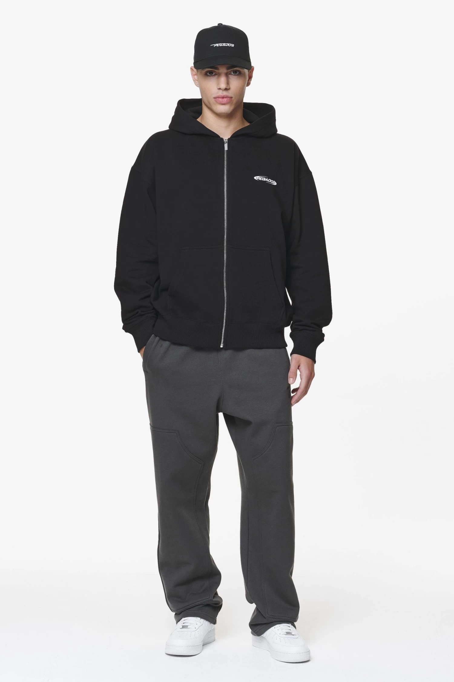 Crail Oversized Sweat Jacket Black 4 Crail Oversized Sweat Jacket Black - Image 2