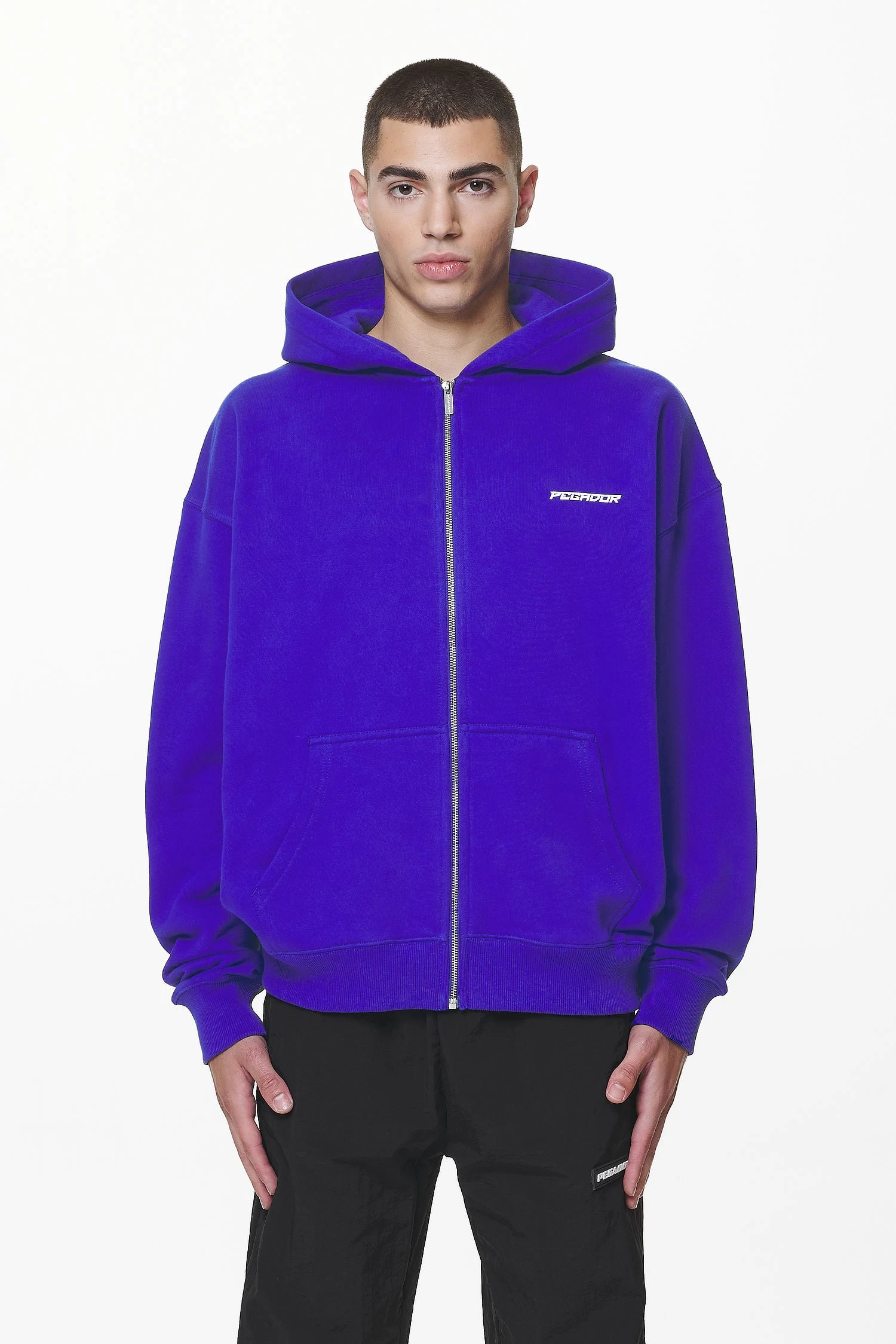 Devon Oversized Sweat Jacket Washed Endless Blue 5 Devon Oversized Sweat Jacket Washed Endless Blue - Image 3