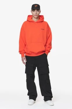Devon Oversized Hoodie Washed Signal Red -Pegador® PGDR DO NOT DISTURB E COMMERCE DAY 260953