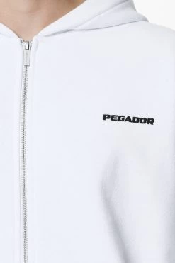 Logo Oversized Sweat Jacket White -Pegador® PGDR DO NOT DISTURB E COMMERCE DAY 261113