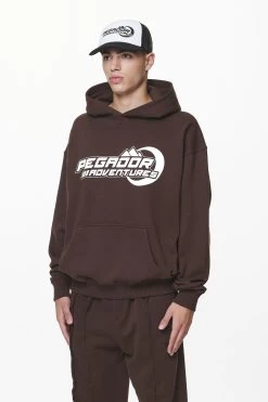 Eazor Oversized Hoodie Washed Oak Brown -Pegador® PGDR DO NOT DISTURB E COMMERCE DAY 261182