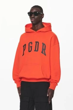 Layton Oversized Hoodie Washed Signal Red -Pegador® PGDR DO NOT DISTURB E COMMERCE DAY 261262