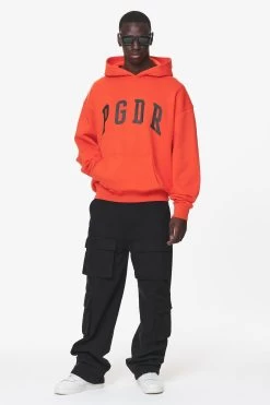 Layton Oversized Hoodie Washed Signal Red -Pegador® PGDR DO NOT DISTURB E COMMERCE DAY 261266
