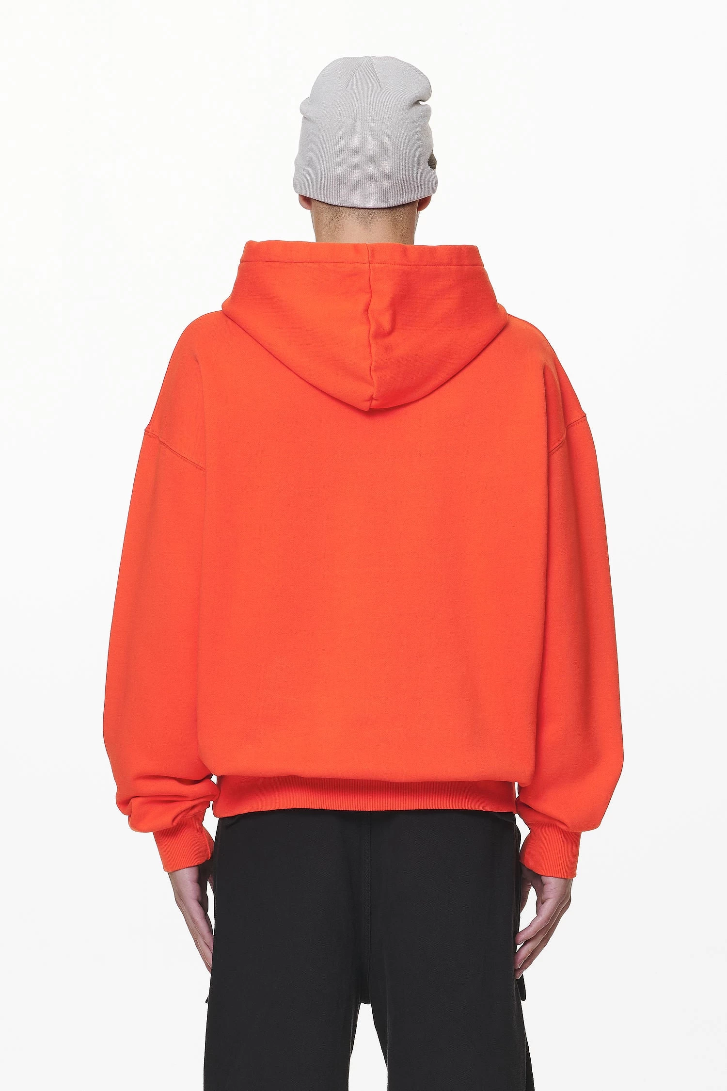 Eazor Oversized Hoodie Washed Signal Red 6 Eazor Oversized Hoodie Washed Signal Red - Image 4