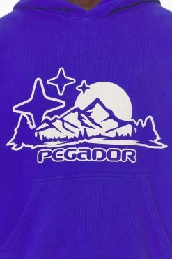 Pansy Boxy Hoodie Washed Endless Blue -Pegador® PGDR DO NOT DISTURB E COMMERCE DAY 261573