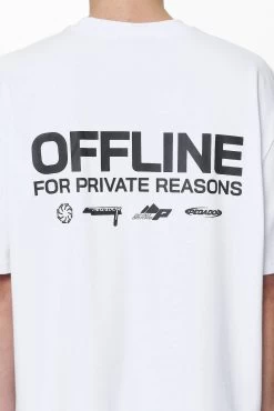 Furber Oversized Tee White -Pegador® PGDR DO NOT DISTURB E COMMERCE DAY 261695