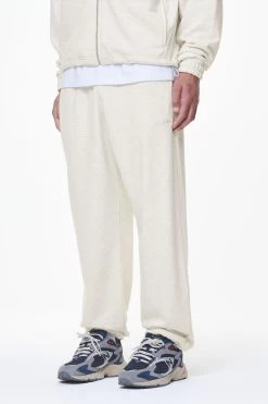Winds Terry Heavy Sweat Pants Cream Melange