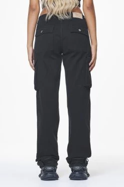 Arlia Wide Cargo Pants Black -Pegador® PGDR LAST MINUTE E COMMERCE PANTS0978