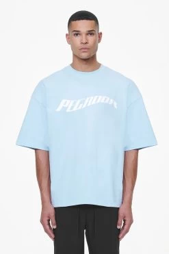 Kinley Boxy Tee Vintage Aqua