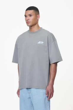 Pearce Boxy Tee Heavy Washed Cool Grey -Pegador® PGDR LAST MINUTE E COMMERCE44667