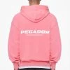 Colne Terry Logo Oversized Sweat Jacket Vintage Strawberry -Pegador® PGDR LAST MINUTE E COMMERCE45193