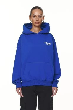 Cania Oversized Hoodie Washed True Blue -Pegador® PGDR NEVER TOO LATE ECOMMERCE 1 FEMALE BLUE45