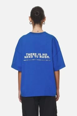 Paluma Heavy Oversized Tee Washed True Blue -Pegador® PGDR NEVER TOO LATE ECOMMERCE 1 FEMALE BLUE69