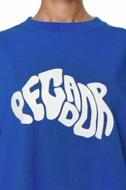 Paluma Heavy Oversized Tee Washed True Blue -Pegador® PGDR NEVER TOO LATE ECOMMERCE 1 FEMALE BLUE74