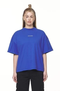 Arendal Logo Heavy Oversized Tee Washed True Blue White -Pegador® PGDR NEVER TOO LATE ECOMMERCE 2 FEMALE BLUE22