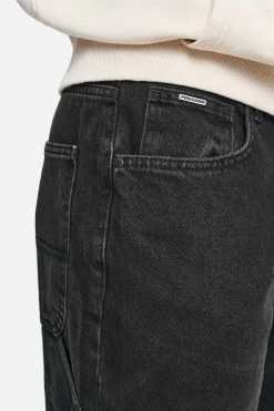 Daule Baggy Workwear Jeans Washed Black -Pegador® PGDR NEVER TOO LATE ECOMMERCE 2 FEMALE BLUE266