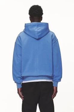 Logo Oversized Hoodie Washed Retro Blue White Gum -Pegador® PGDR NEVER TOO LATE ECOMMERCE 2 MALE BLUE34