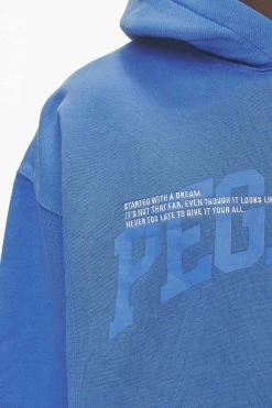 Gilford Oversized Hoodie Washed Retro Blue -Pegador® PGDR NEVER TOO LATE ECOMMERCE 2 MALE BLUE8