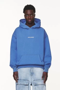 Colne Logo Oversized Hoodie Washed Retro Blue -Pegador® PGDR NEVER TOO LATE ECOMMERCE 2 MALE BLUE9 1