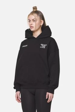 Airville Oversized Hoodie Black -Pegador® PGDR NEVER TOO LATE ECOMMERCE FEMALE DAY 1255