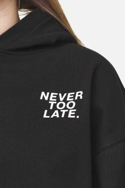 Airville Oversized Hoodie Black -Pegador® PGDR NEVER TOO LATE ECOMMERCE FEMALE DAY 1265