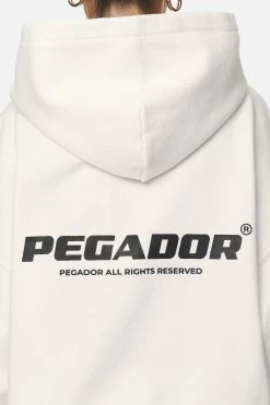 Atna Logo Oversized Hoodie Washed Coconut Milk Black -Pegador® PGDR NEVER TOO LATE ECOMMERCE FEMALE DAY 1357