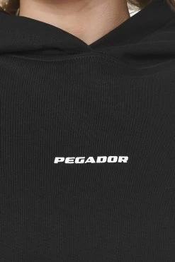 Clarita Logo Oversized Hoodie Black White Gum -Pegador® PGDR NEVER TOO LATE ECOMMERCE FEMALE DAY 1398