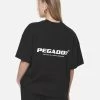 Arendal Logo Heavy Oversized Tee Black White -Pegador® PGDR NEVER TOO LATE ECOMMERCE FEMALE DAY 1456