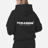 Atna Logo Oversized Hoodie Black White -Pegador® PGDR NEVER TOO LATE ECOMMERCE FEMALE DAY 1474