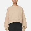Kintore Cropped Oversized Raglan Sweater Washed Safari Sand -Pegador® PGDR NEVER TOO LATE ECOMMERCE FEMALE DAY 1535 c94f946a cb3e 4bd2 ae64 e05b1a1d6972