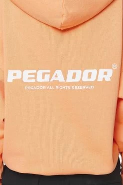 Atna Logo Oversized Hoodie Washed Apricot White -Pegador® PGDR NEVER TOO LATE ECOMMERCE FEMALE DAY 1649