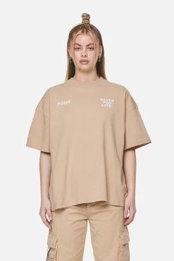 Airville Heavy Oversized Tee Washed Safari Sand -Pegador® PGDR NEVER TOO LATE ECOMMERCE FEMALE DAY 2142