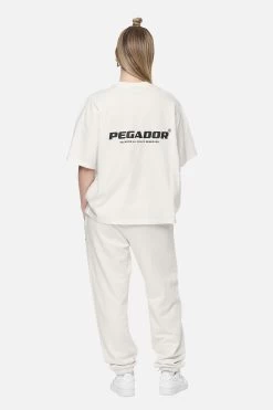 Arendal Logo Heavy Oversized Tee Washed Coconut Milk Black -Pegador® PGDR NEVER TOO LATE ECOMMERCE FEMALE DAY 2258