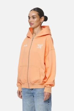 Airville Oversized Zip Hoodie Washed Apricot -Pegador® PGDR NEVER TOO LATE ECOMMERCE FEMALE DAY 2262