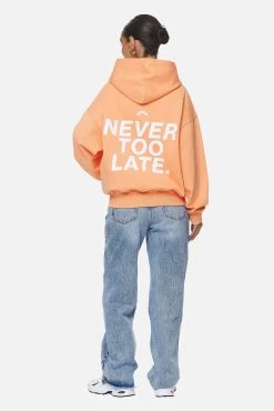 Airville Oversized Zip Hoodie Washed Apricot -Pegador® PGDR NEVER TOO LATE ECOMMERCE FEMALE DAY 2268