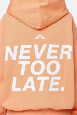 Airville Oversized Zip Hoodie Washed Apricot -Pegador® PGDR NEVER TOO LATE ECOMMERCE FEMALE DAY 2272