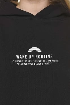 Idalia Oversized Hoodie Black -Pegador® PGDR NEVER TOO LATE ECOMMERCE FEMALE DAY 2342