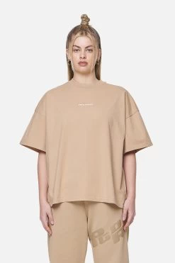 Arendal Logo Heavy Oversized Tee Washed Safari Sand White -Pegador® PGDR NEVER TOO LATE ECOMMERCE FEMALE DAY 2489