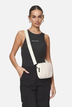 Skibo Logo Faux Leather Shoulder Strap Bag Desert Sand -Pegador® PGDR NEVER TOO LATE ECOMMERCE FEMALE DAY 2631