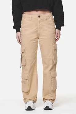 Tanami Wide Cargo Pants Washed Safari Sand -Pegador® PGDR NEVER TOO LATE ECOMMERCE FEMALE PANTS51