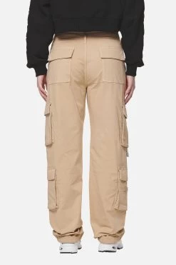 Tanami Wide Cargo Pants Washed Safari Sand -Pegador® PGDR NEVER TOO LATE ECOMMERCE FEMALE PANTS53