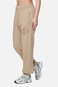 Julago High Waisted Sweat Pants Washed Safari Sand -Pegador® PGDR NEVER TOO LATE ECOMMERCE FEMALE PANTS DAY 218