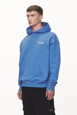 Bass Oversized Hoodie Washed Retro Blue -Pegador® PGDR NEVER TOO LATE ECOMMERCE MALE BLUE41