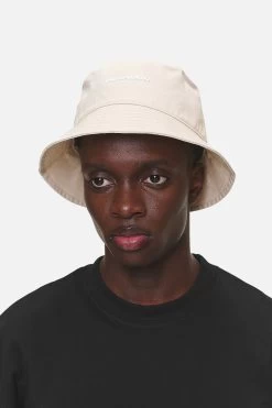 Logo Bucket Hat Desert Sand White -Pegador® PGDR NEVER TOO LATE ECOMMERCE MALE CAPS14