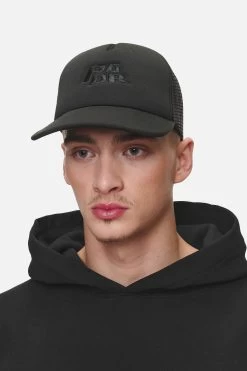 Narson Trucker Cap Black Cool Grey -Pegador® PGDR NEVER TOO LATE ECOMMERCE MALE CAPS59